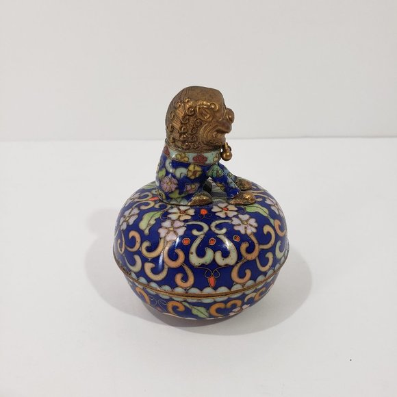 Chinese Vintage Cloisonne Music Trinket Box 1992 Ardleigh-Elliott # 73362 - Picture 3 of 7